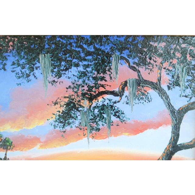 Paint "Sunrise" - Original Signed Oil on Canvas by Mark Stanford, Premier Contemporary Artist For Sale - Image 7 of 13