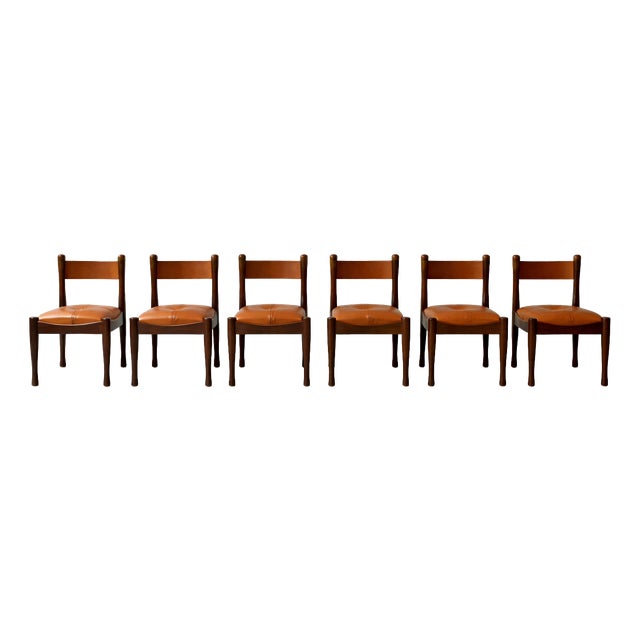 Chairs by Silvio Coppola for Bernini, 1960s, Set of 6 For Sale