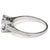 Art Deco 18KW Art Deco Diamond (.83) Engagement Ring For Sale - Image 3 of 5