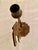 Vintage Native American Tribal Deity Figure Kokopelli Signed Sculptural Patina Metal Candle Holder For Sale In Denver - Image 6 of 14
