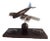 Art Deco Rosewood Wooden Desk Airplane Model, 1940s For Sale