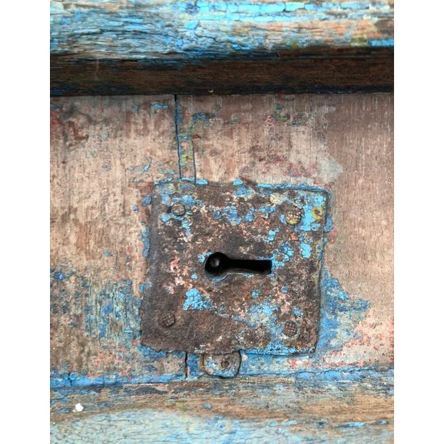 Vintage 1940s Indian Teak Wood Door For Sale In Miami - Image 6 of 10