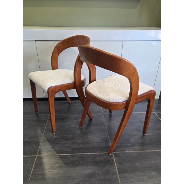 Vintage Gondola Chairs from Baumann, France, 1970s, Set of 8 For Sale - Image 10 of 18