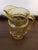 Mid-Century Modern Vintage Anchor Hocking Rainflower Amber Glass Pitcher For Sale - Image 3 of 8