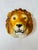 Large Italian Ceramic Lions Head Wall Plaque For Sale In Charleston - Image 6 of 8