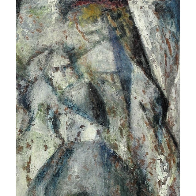 Meryl Watts, Enigma, Oil Painting, 1965, Framed For Sale - Image 7 of 18