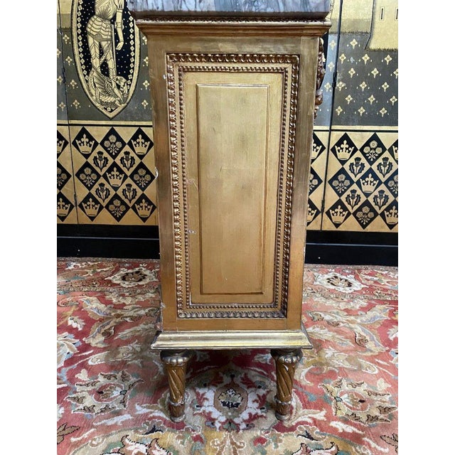 Louis XVI Partitions Center Unit in Gilt Wood For Sale - Image 5 of 8