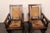 Mid 20th Century Spanish Wood & Hand-Rush Arm Chairs For Sale - Image 9 of 10