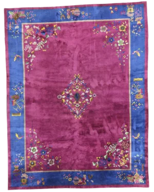 Early 20th Century Antique Chinese Rug - 8′10″ × 11′6″
