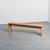 Solid pine bench. Designed in 1969 for the Les Arcs 1800 ski resort. A passionate mountaineer, Charlotte Perriand...