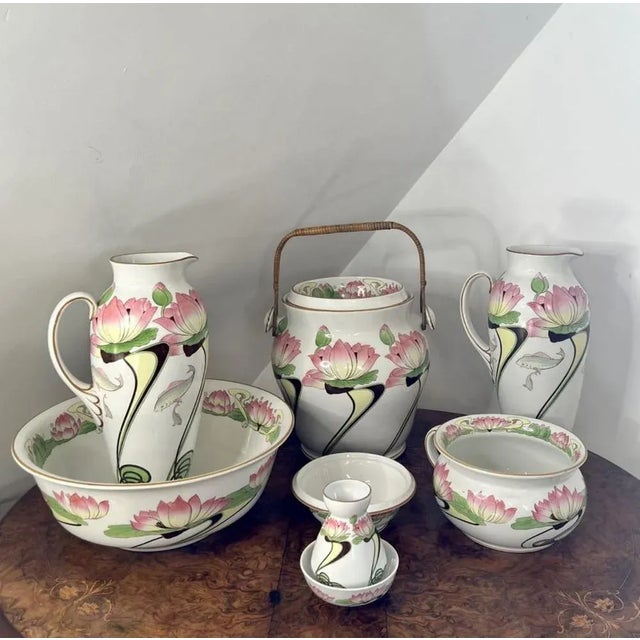 Antique Edwardian Medway Bathroom Set, 1900, Set of 9 For Sale - Image 11 of 11