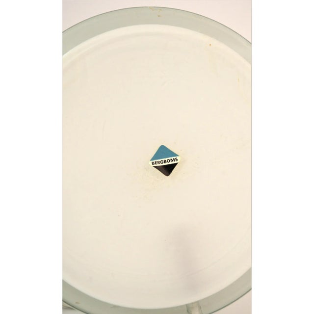 Swedish Modern Glass and Teak Table Lamps by Bernt Nordstedt for Bergboms, Set of 2 For Sale - Image 11 of 12