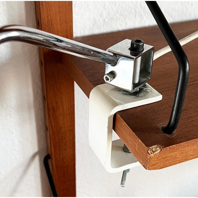 Mid-Century Minimalist Swiss Clamp Table Lamp by Rosemarie and Rico Baltensweiler for Baltensweiler, 1950s For Sale - Image 10 of 18