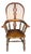 Circa 1830s-40s English High Back Tavern Windsor Arm Chair For Sale