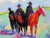 Three Cowboys Riding Impressionist Painting by Joseph Christy For Sale - Image 4 of 5