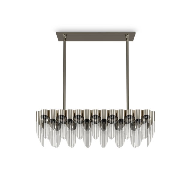 Metal Bamboo III Suspension Lamp by Creativemary For Sale - Image 7 of 11