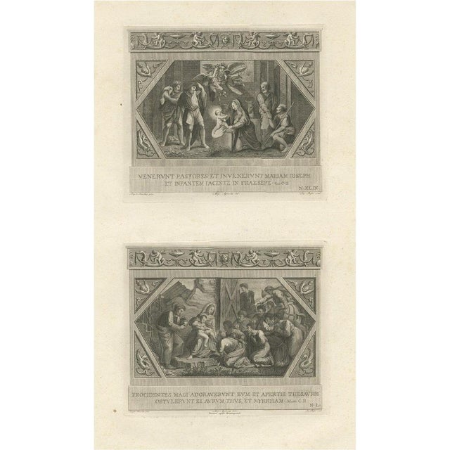 Paper Raphael, Vatican Frescos, 1850 For Sale - Image 7 of 7