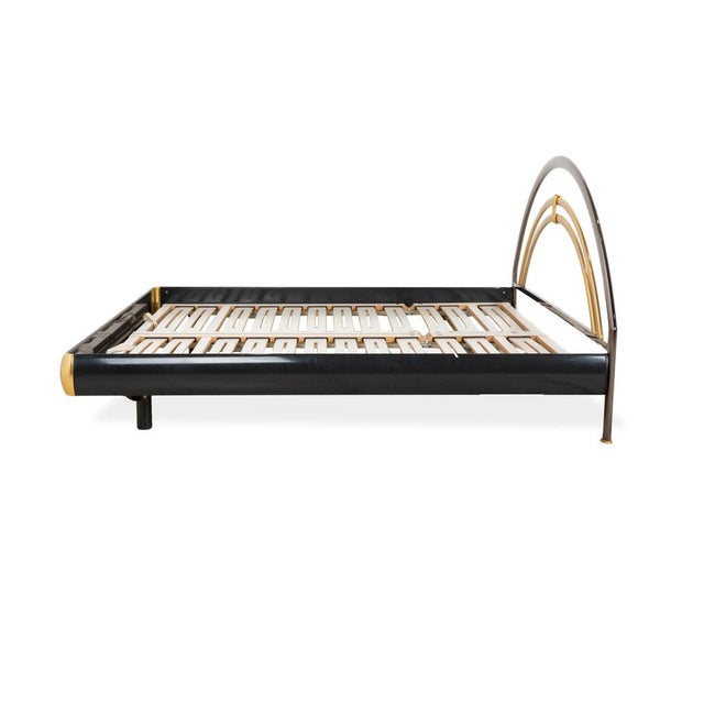 Double Bed in Metal with Slatted Frame from Musterring For Sale - Image 16 of 18