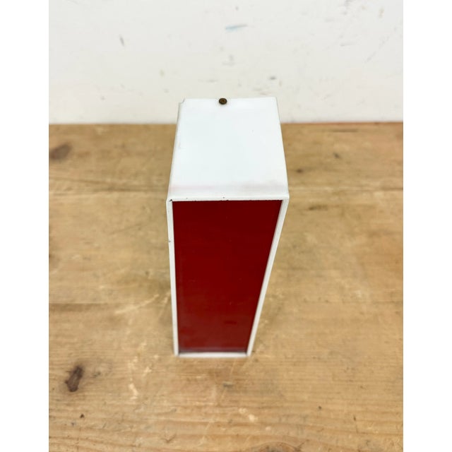 Vintage Red Facade Letter I, 1970s For Sale - Image 6 of 12