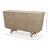 Ribbed Geometric Nine Drawer Dresser For Sale - Image 9 of 9