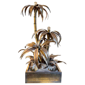 Vintage Palm Tree Floor Lamp from Maison Jansen, 1970