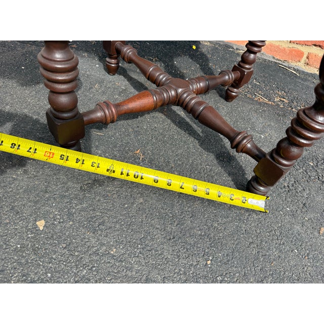 Vintage Renaissance Style Octagonal Side Table For Sale - Image 14 of 17