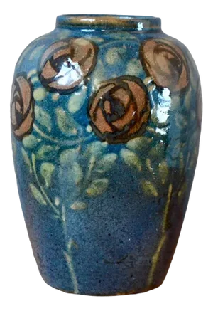Vase in Glazed Earthenware