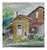 A vintage home and garden in bloom is beautifully captured in this watercolor by Monterey Bay Artist artist Diane Baldwin...
