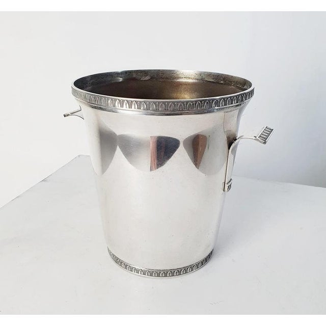 Mid-Century Modern Silver Plated Wine Cooler, Italy, 1950s For Sale - Image 3 of 9