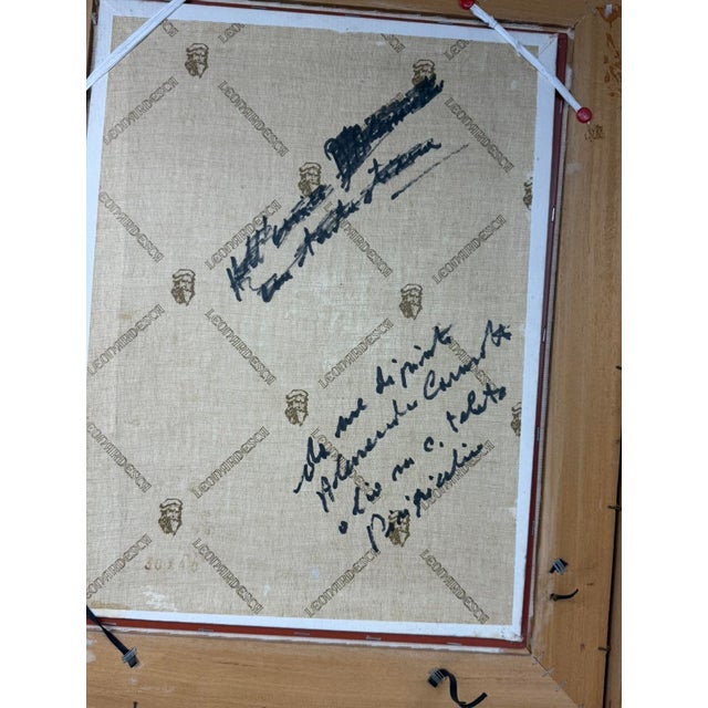 1970s Unknown, Melancholic Clown Face, 1970s, Oil on Canvas, Framed For Sale - Image 5 of 6