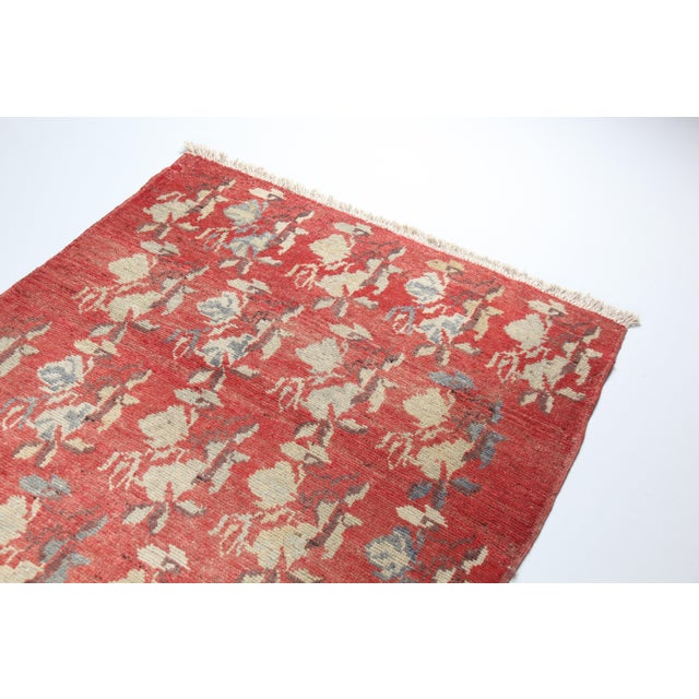 Vintage Anatolian Tribal Rug – Red Ground With Symbolic Motifs For Sale In Tampa - Image 6 of 15