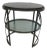 1990s Attributed to Stanley Furniture Modern Cherry Iron Land End Table Shelf Display For Sale