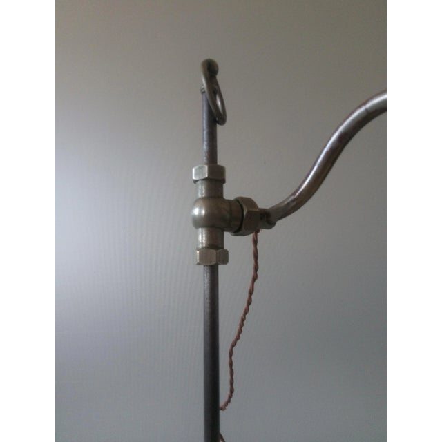 Metal Antique Desk Lamp, 1940 For Sale - Image 7 of 9