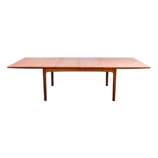 Restored Folke Ohlsson for Dux Swedish Mid Century Modern Teak Dining Table For Sale