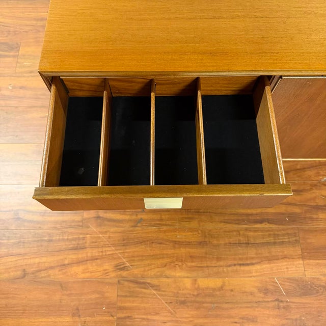 A.h. McIntosh Teak Metal Pulls Sideboard / Bar For Sale - Image 9 of 10