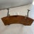 Brown Vintage Mid-Century French Wood and Metal Wall Coat and Hat Rack For Sale - Image 8 of 13