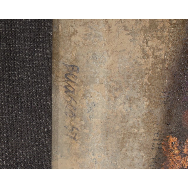 1967 Oil on Canvas Abstract Portrait by Albert Belasco For Sale In Indianapolis - Image 6 of 8