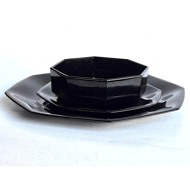 1980s Arcoroc France "Octime" Dinnerware - 26 Piece Set For Sale - Image 14 of 16