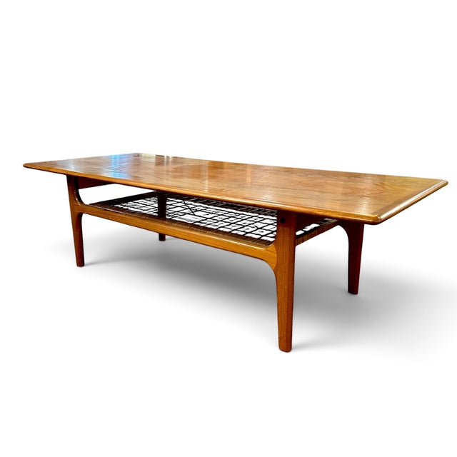 Mid-Century Modern Mid Century Modern Trioh Teak Danish Coffee Table For Sale - Image 3 of 6