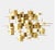 Mid-Century Modern Folded Brass Wall Sculptures by Dwell Studio for Global Views – Solid Brass (2 Available) For Sale - Image 3 of 7