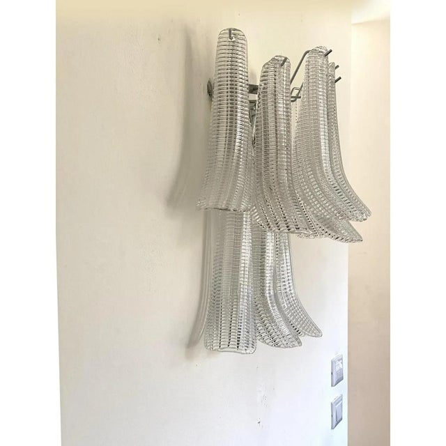 Early 21st Century Murano Glass Wall Sconces by Simoeng, Set of 2 For Sale - Image 5 of 13