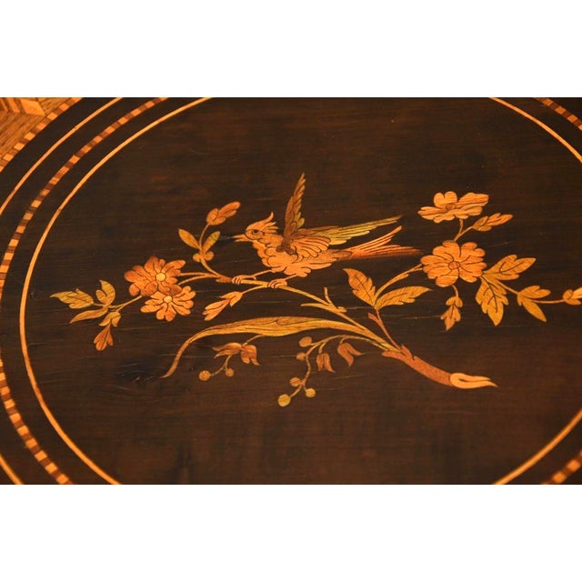 Antique Italian Sorrento Dining Table, 1870s For Sale - Image 6 of 13