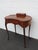 French French Early 1900s Kidney Shape Carved Inlaid Small Writing Desk 6620 For Sale - Image 3 of 16