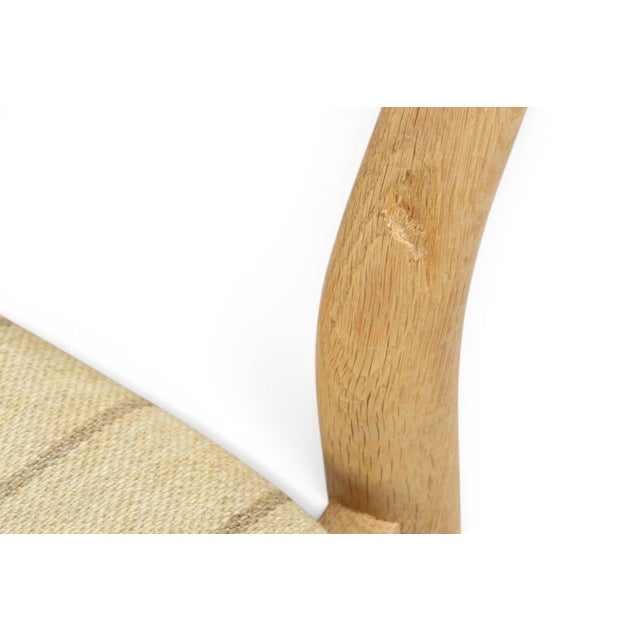 Wood Mid 20th Century Set of Eight Attributed to Helge Sibast Dining Chairs in Solid Oak For Sale - Image 7 of 7