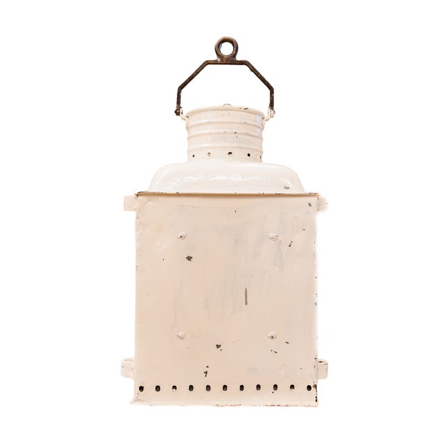 Early 1900s Marine Masthead Ship Lantern For Sale - Image 10 of 10