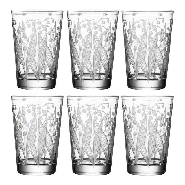 ARTEL Lily of the Valley Tumbler in Clear, Set of 6 For Sale