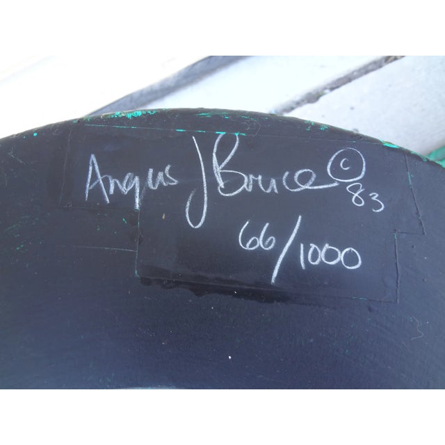 Pair of Vintage Faux Malachite Tables For Sale - Image 12 of 13