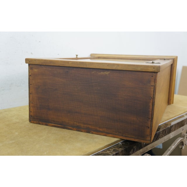 Antique Victorian Oak Apothecary Medicine Curio Display Cabinet Cupboard 23" For Sale - Image 15 of 18