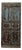 Antique Hand-Carved Blue Barn Door | Rustic Farmhouse Vintage Architectural Door 80x34.5 For Sale