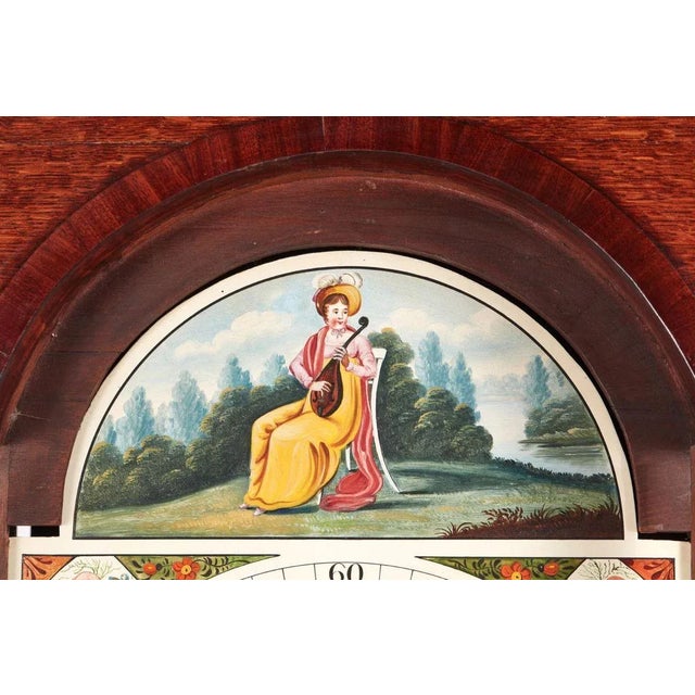 Antique Oak & Mahogany Grandfather Clock from W Prior Skipton For Sale - Image 8 of 17